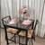 3 Piece Glass & Iron Compact Dining Set IKEA - PERFECT FOR STUDIO 14 thumbnail