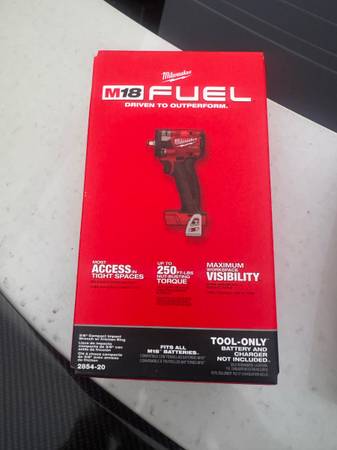 Milwaukee M18 FUEL GEN-3 18V Lithium-Ion Brushless Cordless 3/8 in. Compact Impa 1