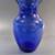 Cobalt Blue Glass Vase Bulbous 1 thumbnail