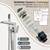 Free Standing Floor Mount Bathroom Tub Faucet w/ Hand Shower, Chrome 8 thumbnail