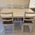 White Extendable Dining Table + 4 Chairs 1 thumbnail