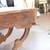 Elegant Antique Solid Wood Demilune Table 7 thumbnail