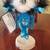 Solid Wood Collectible Blue Ahote Kachina Doll 1 thumbnail