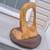 Large Unique Carved Wood Circle of Life Abstract Wood Sculptor Sitting 7 thumbnail