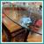 Crate & Barrel Halo Glass + Wood Dining Table 11 thumbnail