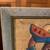 Vintage Mexican Folk art original painting on burlap 5 thumbnail