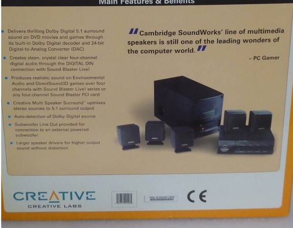 Home Theater Speaker System (unopened box) - $120 (capitola)63440695456771121