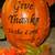 X-Large "Give Thanks" Thanksgiving Pumpkin 3 thumbnail