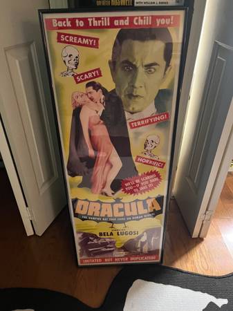 Dracula poster framed 1