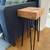 Square(ish) End Table with Hairpin Legs 2 thumbnail