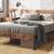 LIKIMIO Full Bed Frame with Headboard, Strong Steel Slat Support 4 thumbnail