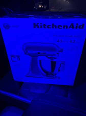Kitchenaid mixer brand new stainless steel never opened 1