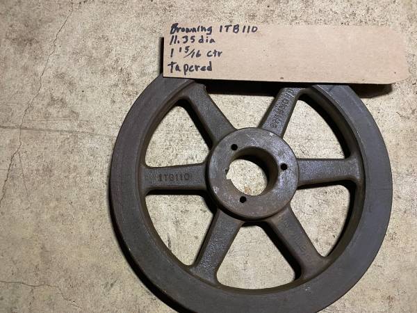 1TB110 Browning V-Belt Sheave / Pulley 1