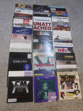 50 Radio Station D J 12" vinyl 1980s-2000s EX discs VG covers 1