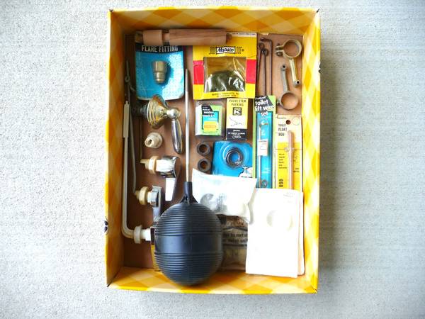 VINTAGE TOILET PARTS 1