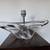 Mid Century Modern Large crystal sailboat lamp by Daum 6 thumbnail