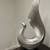 Modern Abstract Silver Sculptures – Set of 2 5 thumbnail