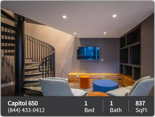 Gorgeous 837 Sq Ft, 1 Bed / 1 Bath near public transportation 1