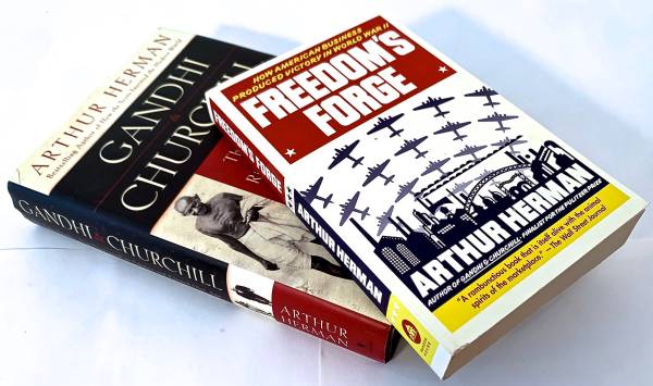 LOT of Gandhi & Churchill & Freedoms Forge Arthur Herman NEW 1