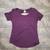 Like New Victoria's Secret PINK Cotton Maroon T-Shirt Size Small 1 thumbnail