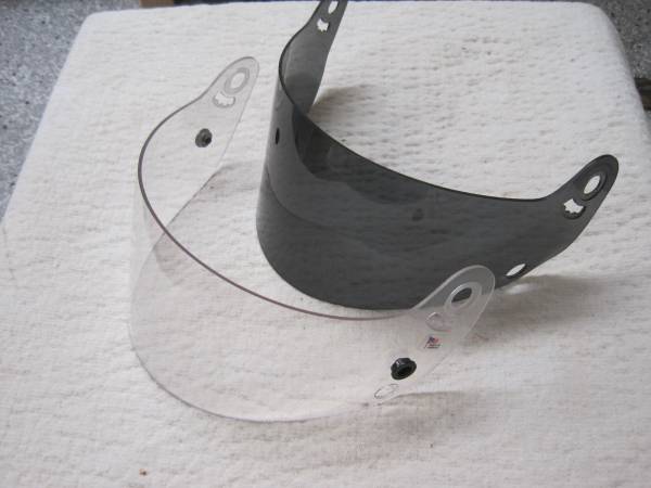 Bell Star NOS shields - clear and smoke 1