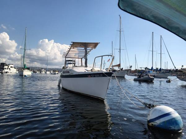 Newport Beach 35' mooring and sailboat 1