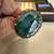 35 DAYS TILL CHRISTMAS     HUGE NATURAL EMERALD IN STERLING SILVNATURA 7 thumbnail