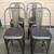 4 High end RH Restoration Hardware Steel indoor outdoor Dining chairs 1 thumbnail