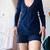 Women's Knitted Tunic Navy Blue 11 thumbnail
