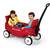 Radio Flyer, Pathfinder 2-in-1 Wagon, Folding Seats, Red 2 thumbnail