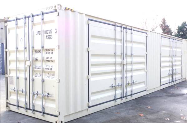 Shipping Container 40' High-Cubes With Side Doors 1