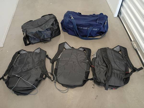 3 backpack 2 Duffel bag sport 1