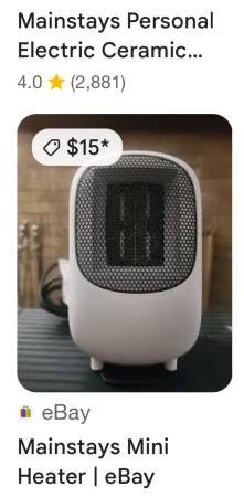 Mini calefactor - $7 (Bellingham)63435811428737122