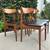 Mid Century Modern Teak Dining Chairs c.1960 Set of 4 9 thumbnail