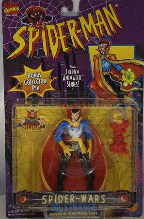 Vintage Marvel Spider-Man Spider-Wars Dr. Strange Spiderman Toy Biz 1