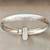 10k White Gold Sparkle Bangle Bracelet 1 thumbnail