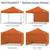 MASTERCANOPY Heavy Duty Pop-up with Sidewalls (10x10,Orange) 8 thumbnail