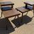 Set Pair of Two Vintage End Side Tables Step Table MCM Mid Century Modern Lamina 1 thumbnail