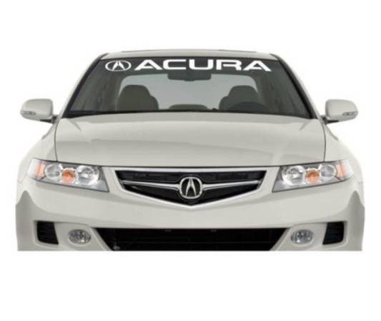 Acura windsheild banner-sticker brand new 1