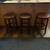 3 wooden bar stools 2 thumbnail