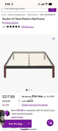 King bed frame 1