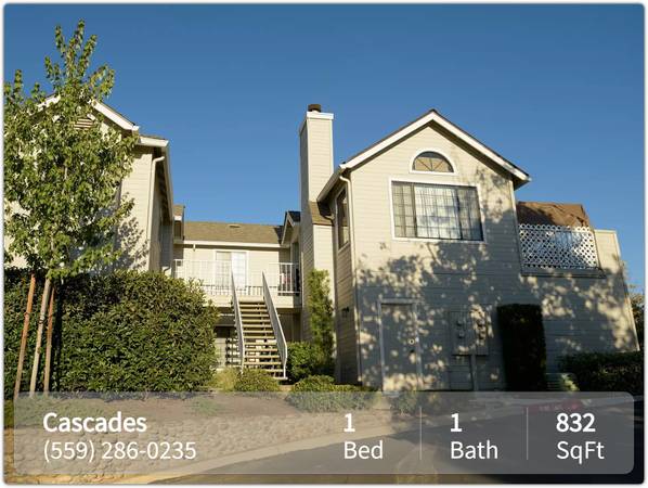 $1,820 / 1br - 832ft2 - Come home and relax in our beautiful garden-style 1 bed, 1 bath! (Fresno - Fresno)63798508864643120