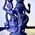 Awesome vintage Indian art cast iron sculpture H21xL10xD5 inch Lbs 8.5 2 thumbnail