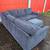 Grey Sectional Couch / Sofa with Ottoman 4 thumbnail