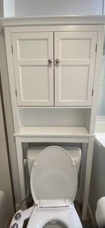 UTEX Over The Toilet Storage Cabinet, Bathroom Above Toilet Cabinet Or 1
