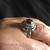 Charming Sterling Silver  Ring (Size 6) with Big Granite Stone Vintage 1 thumbnail