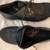 Aetrex Black Suede Lace up orthotic sneaker/shoe with Etched design 2 thumbnail
