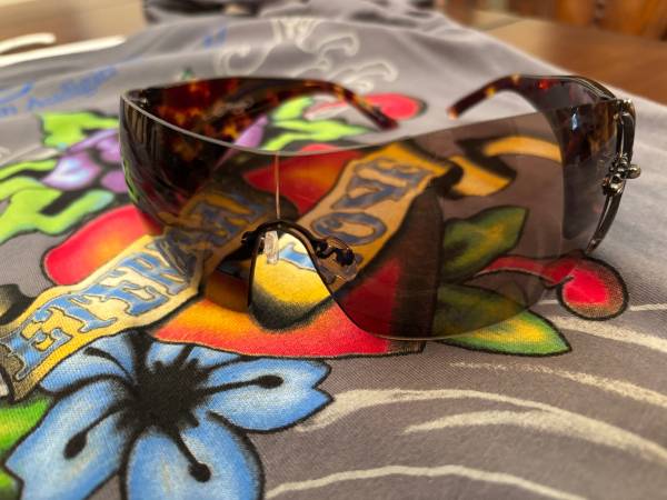 Ed Hardy Turquoise Sunglasses 1