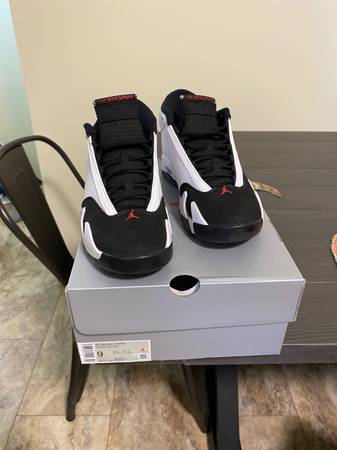 Jordan 14 black toe 1