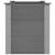 vidaXL Garden Raised Bed Grey ~ Wood-plastic composite, Aluminum.! 4 thumbnail